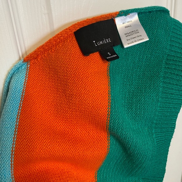 Lumiere Faygo Knit Halter Tie Tank - Picture 4 of 5